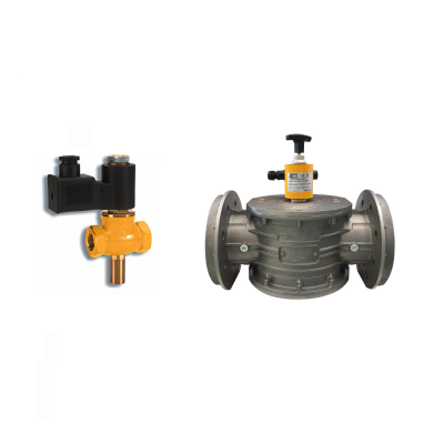 Válvula solenoide Normal cerrada con Reset manual
